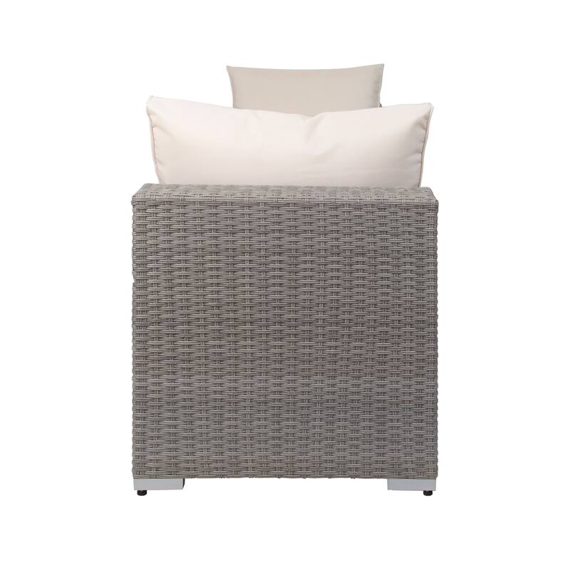 Luxton 64" Wide Outdoor Cushioned Chairs with Coffee Table