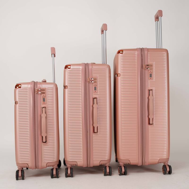 4-piece hard luggage, 360 ° dual rotating four-wheel luggage, password lock