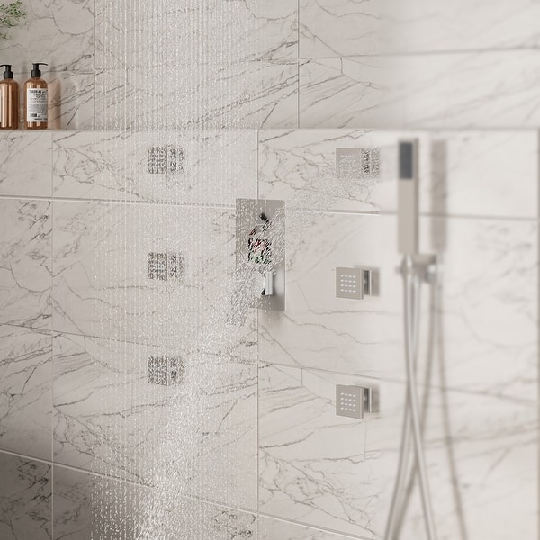 slide 2 of 12, 2" Classic Body Spray with Self-Cleaning Nozzles - Wall-Mount Body Jet, 1 Piece (Valve Not Included) - 2" x 2"