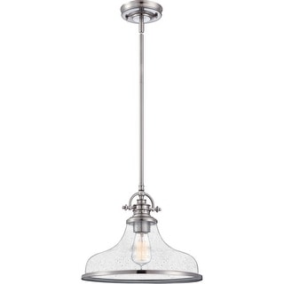 Quoizel Grant Brushed Nickel 1-light Pendant