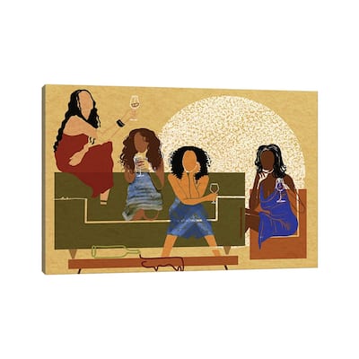 iCanvas "My Girlfriends" by DeeLashee Artistry Canvas Print