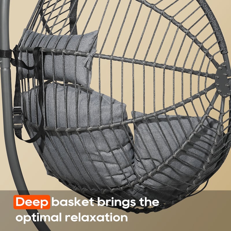 Outdoor Swing Chair Wicker Egg Chair