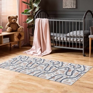 Mave Machine Washable Road Street Car Pattern Kids Room Boys Room Area Rug  Bed Bath Beyond 37417085