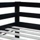 preview thumbnail 16 of 25, Rubber Wood Twin Size Floor Bunk Bed with Ladder, Low Height Design