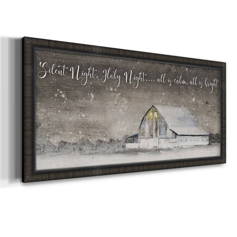 Silent Night Premium Framed Canvas- Ready to Hang