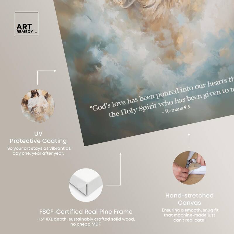 His Love Canvas by Art Remedy, Gallery Wrapped