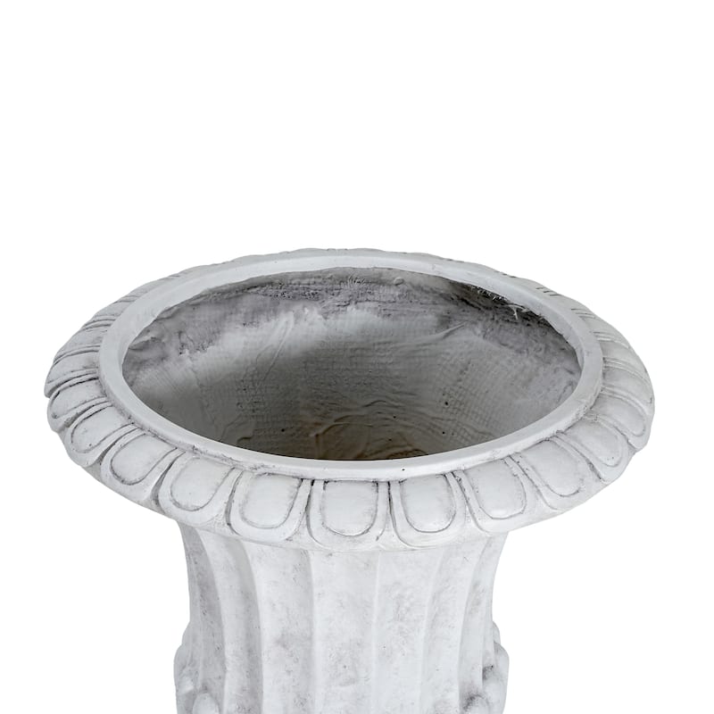 Christopher Knight Home - Valcour Handcrafted Resin Urn Planter with Classic Indoor Outdoor Versatility
