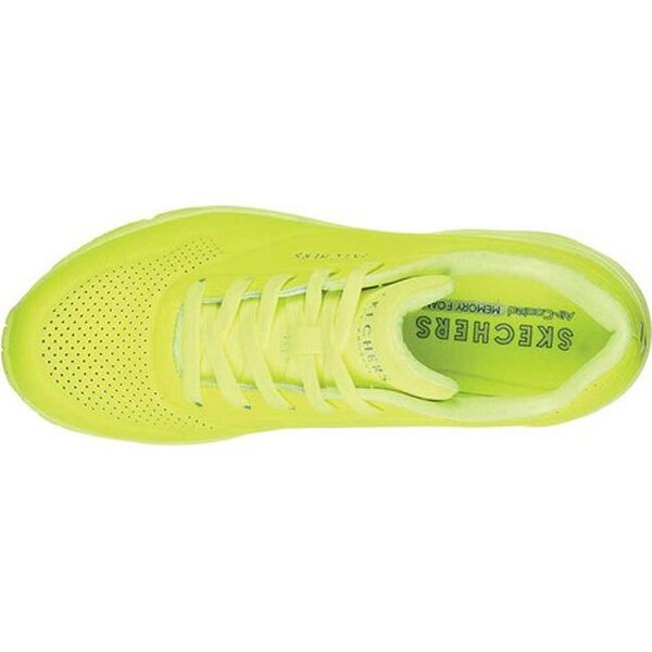 neon yellow skechers