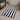 23"x15" - Blue White Stripe Large Soft Cozy Plush Chenille Bath Mat Bathroom Rug