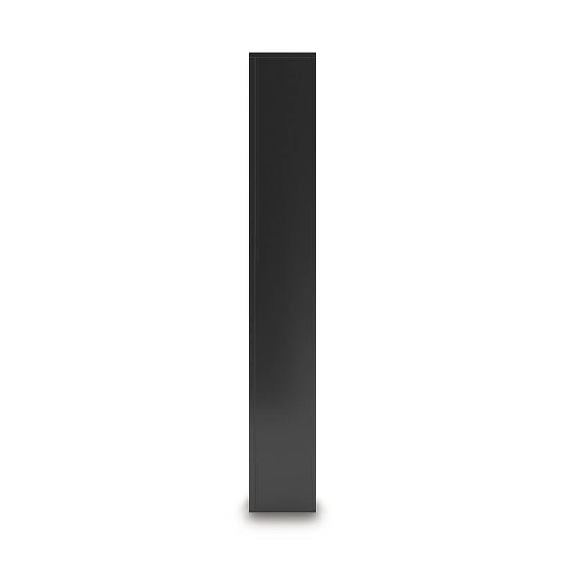 Signature Design by Ashley Wildenauer Brow/Black 75" Bookcase - 34"W x 11"D x 75"H