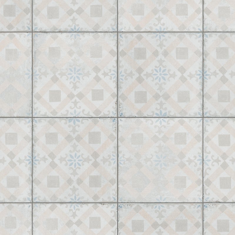 Merola Tile Barcelona Decor Born 5-3/4" x 5-3/4" Porcelain Floor and Wall Tile