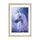 preview thumbnail 4 of 18, iCanvas "Unicorn Moon" by Bente Schlick Natural - 24x16x1