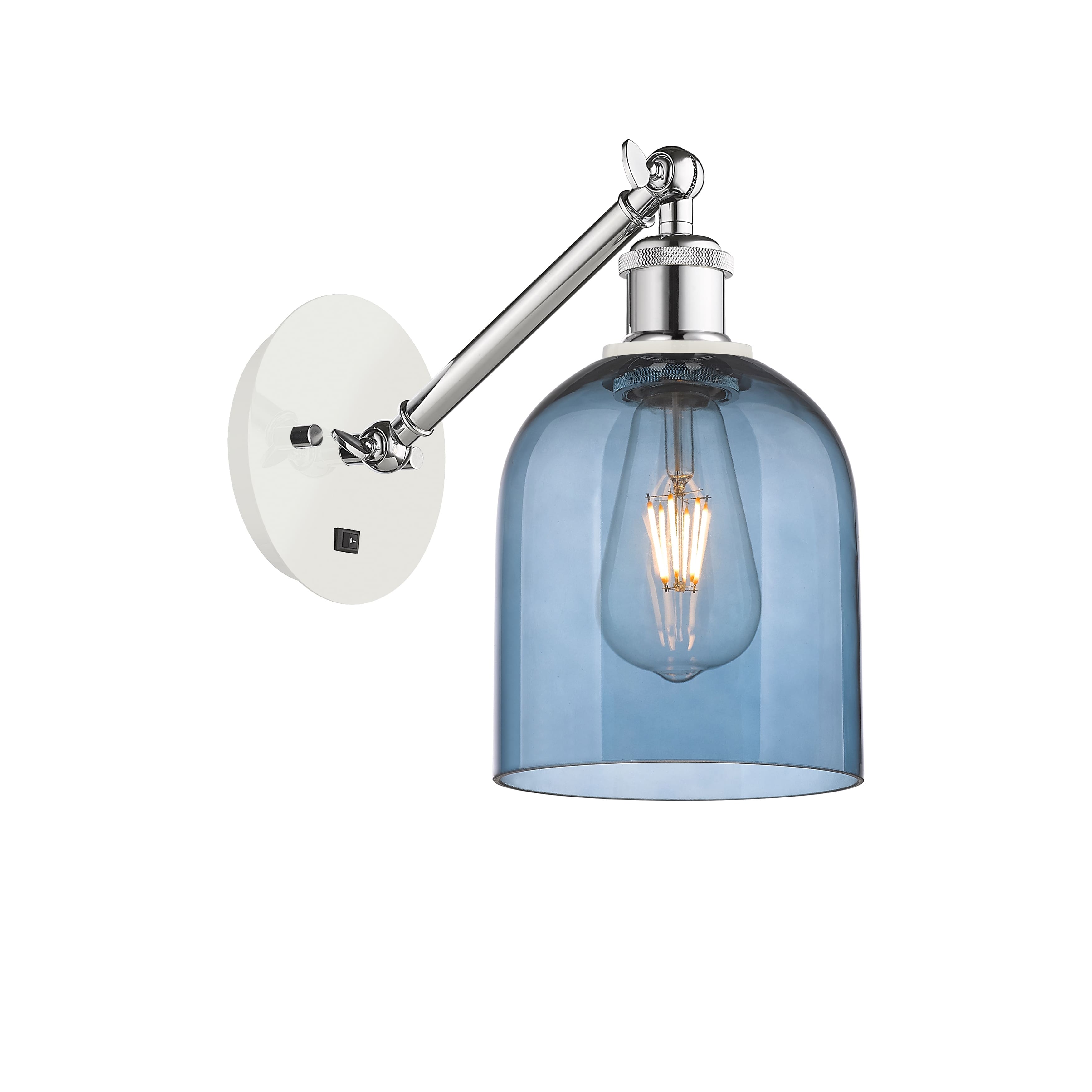 Option Princess Blue Shade / White Polished Chrome