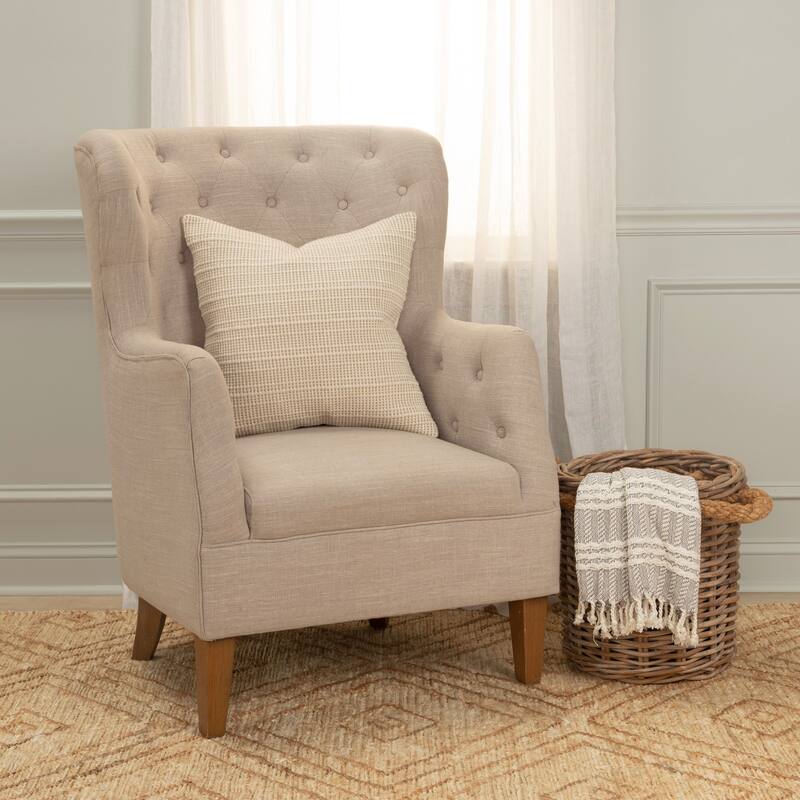 Rizzy Home Transitional Pillow Cover - 20" x 20"
