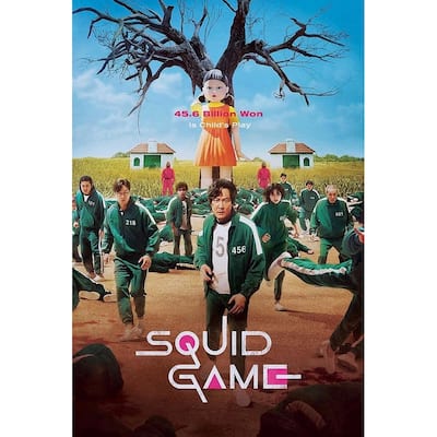 Squid Game Art Poster - 24 x 36 Inch