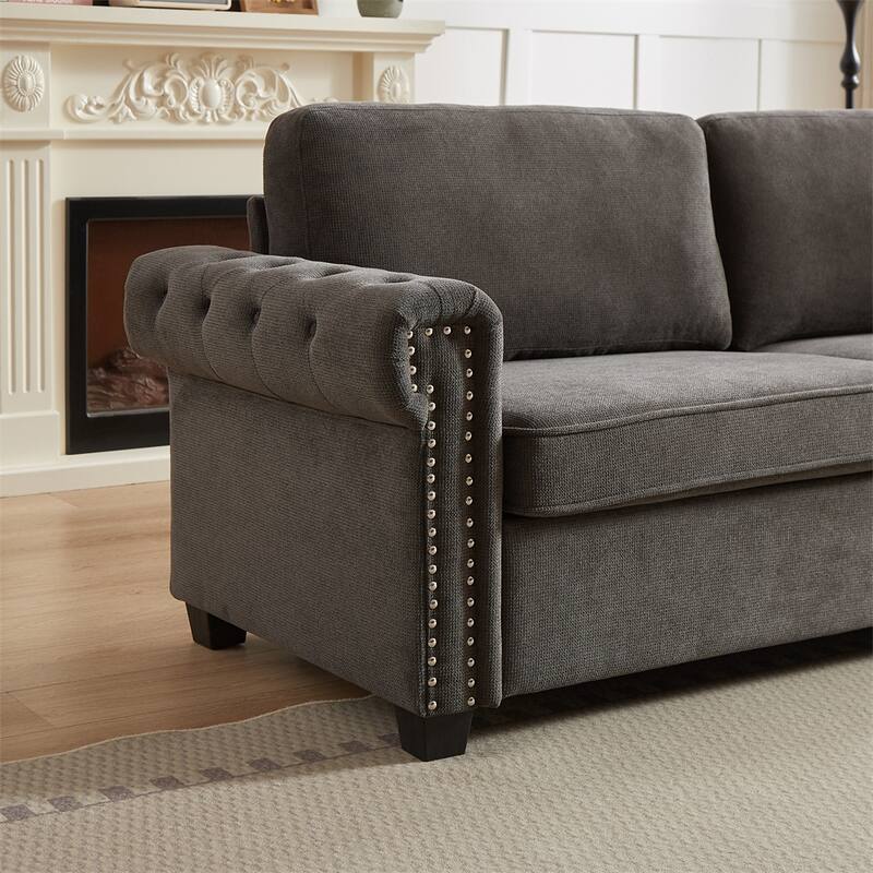 Convertible Sleeper Sofa Bed,2-in-1 Pullout Sofa Bed,Sleeper Sofa Bed