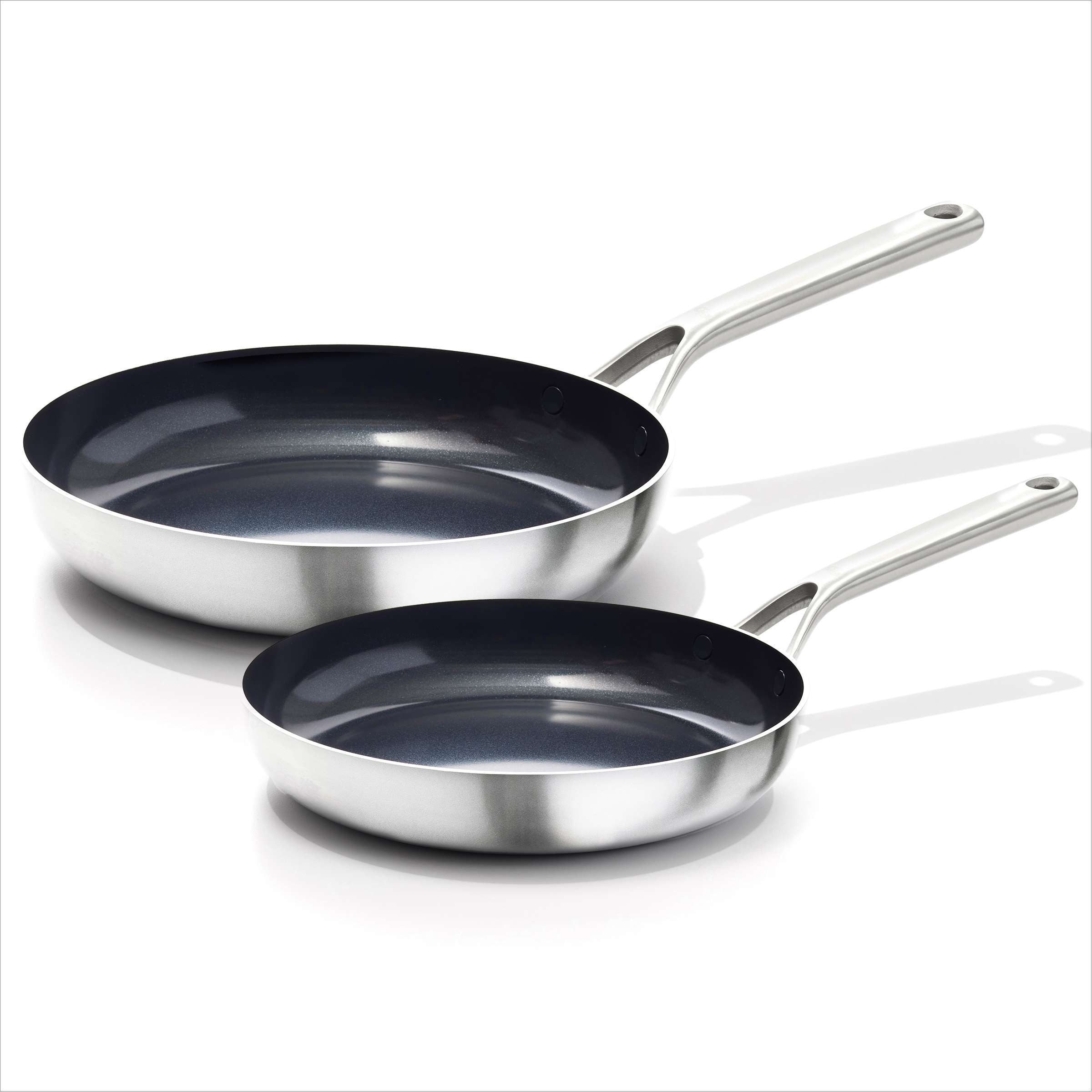 OXO Professional Hard Anodized PFAS-Free Nonstick, 8 and 10 Frying Pan  Skillet Set, Induction, Diamond reinforced Coating, Dishwasher Safe, Oven
