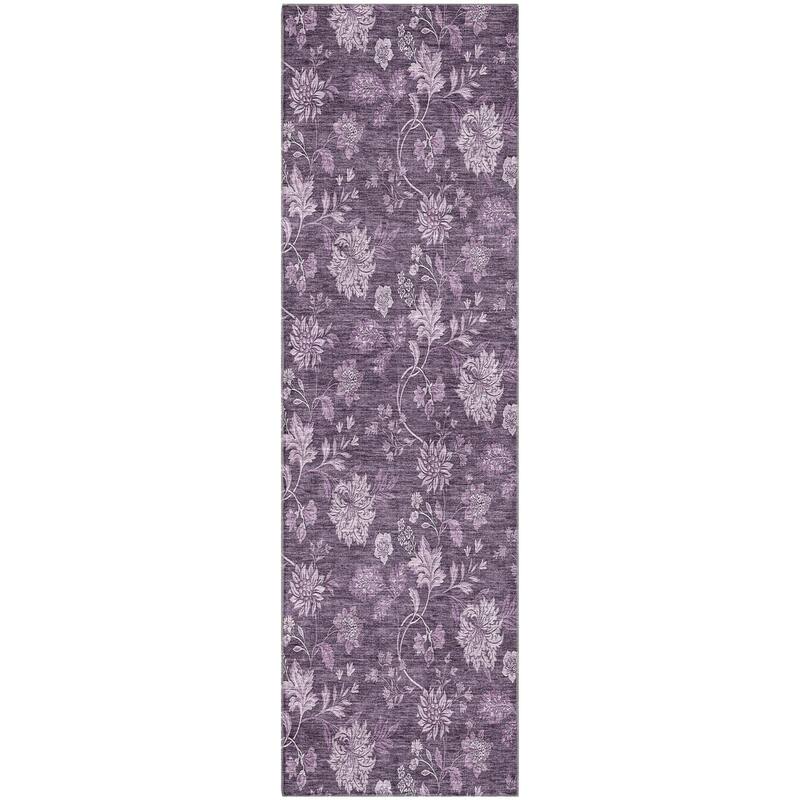Premium Washable Super Soft Floral Borderless Mayfield Rug