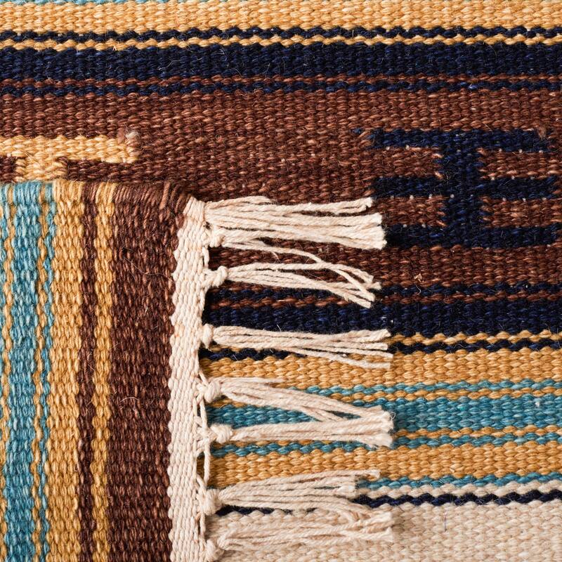 SAFAVIEH Kilim Senja Southwestern Wool Fringe Rug