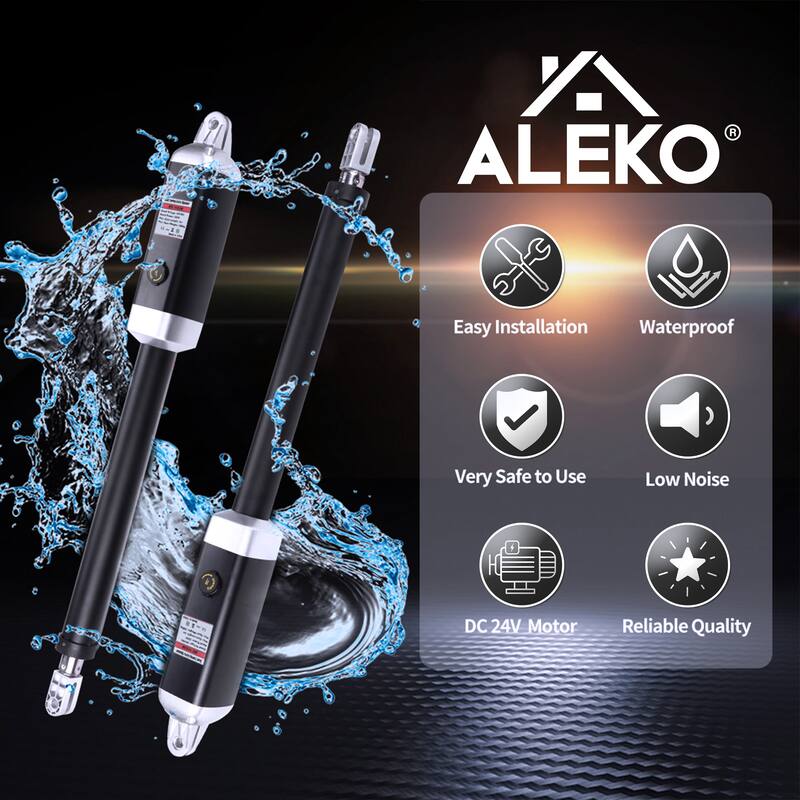 ALEKO Smart Accessories Kit ETL Listed Swing Opener for Dual Gate up to 1760 lb