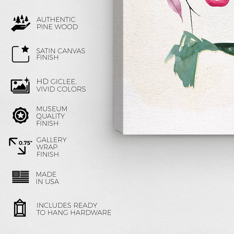 Wynwood Studio Fashion and Glam Ava's Dream White and Glam Wall Art Canvas Print
