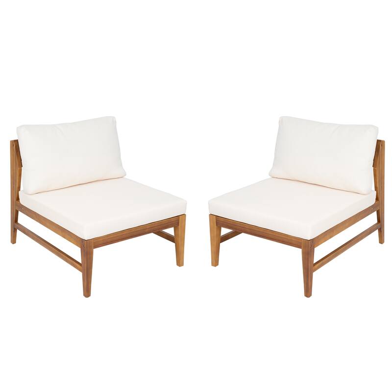 Christopher Knight Home-Rawson Acacia Wood Outdoor Chat Set