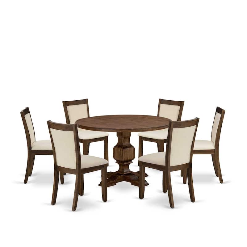 HomeStock 3-Piece Sand Blasted Black Finish Solid Wood Top Dining Table with 2-Chairs