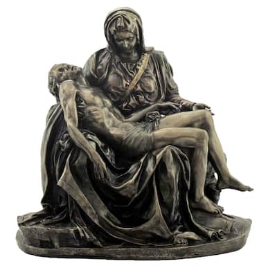 Veronese Design 17.32" L PIETA Cold Cast Bronze