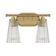 preview thumbnail 9 of 9, Savoy House 8-1745-2 Chantilly 2 Light 14" Wide Bathroom Vanity Light