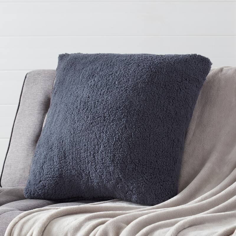 Cozy Sherpa Throw Pillow