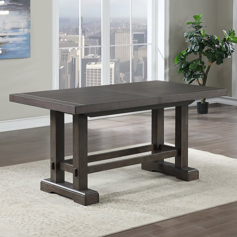 Steve Silver Nevada Dusky Cedar Counter Height Dining Set - 9-Piece Set