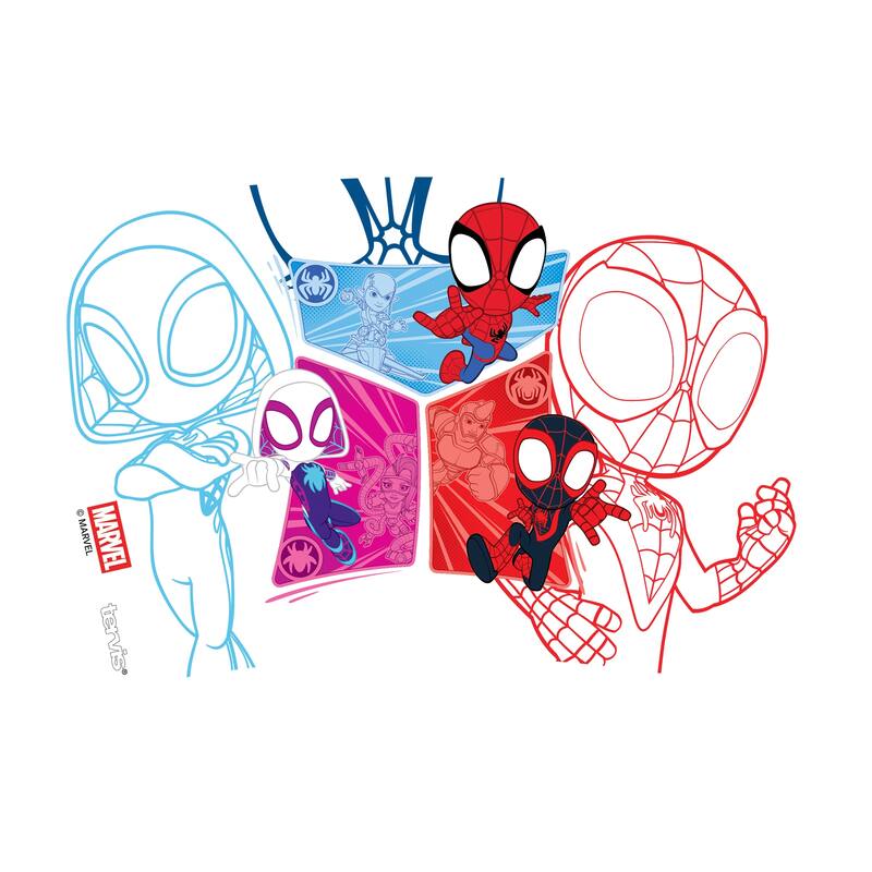 Tervis Marvel Spider Man Spidey and Friends Made in USA Double Walled Insulated Travel Tumbler, Classic - 10oz Wavy