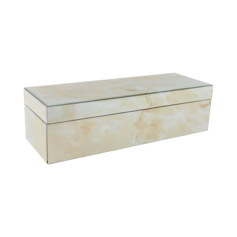 Classic Decorative Storage Box with Lid - 17" x 6" x 5"