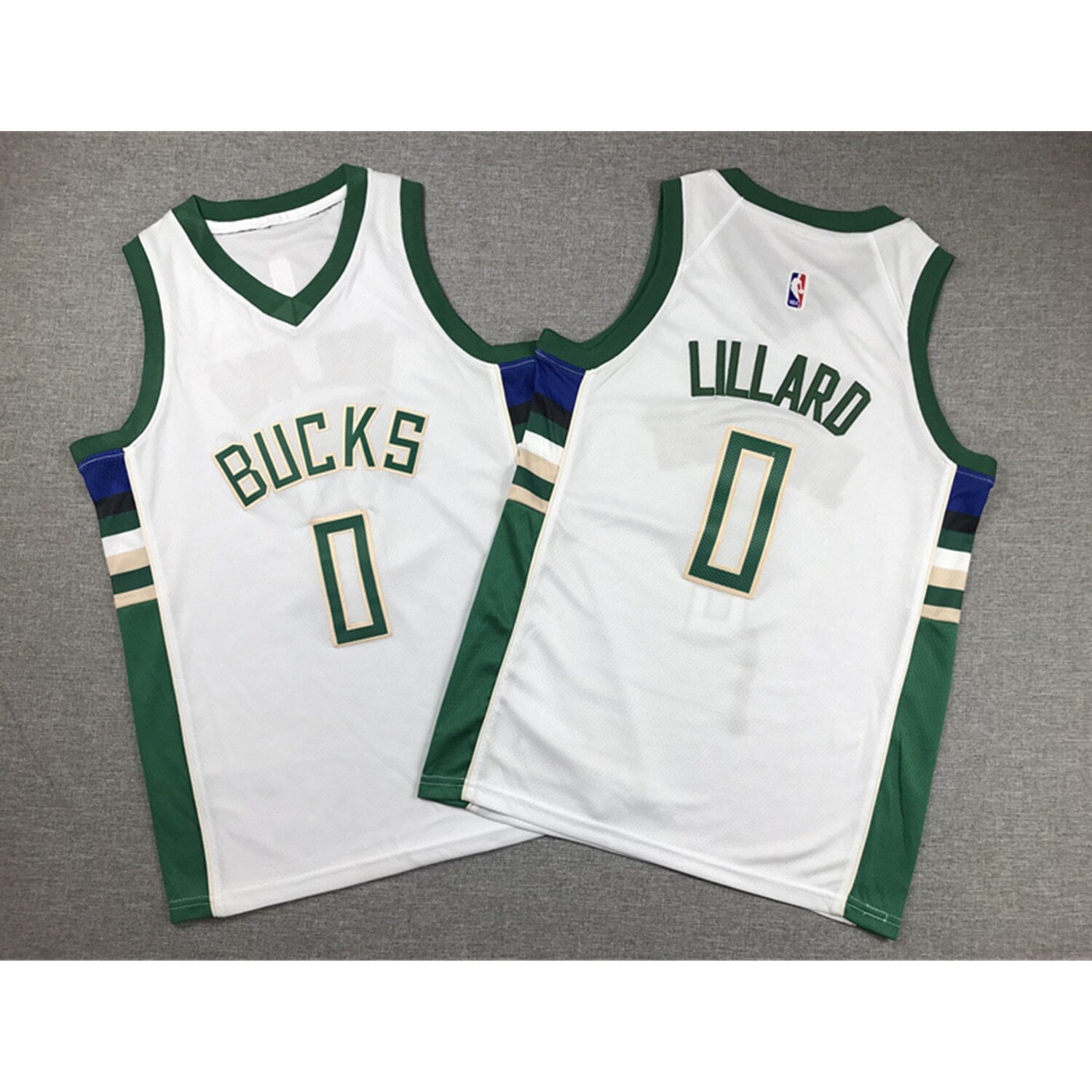 Damian lillard white jersey on sale