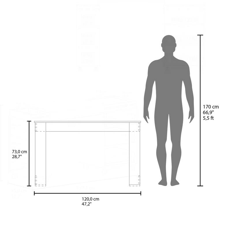 Sophisticated Writing Computer Desk with Ample Workspace