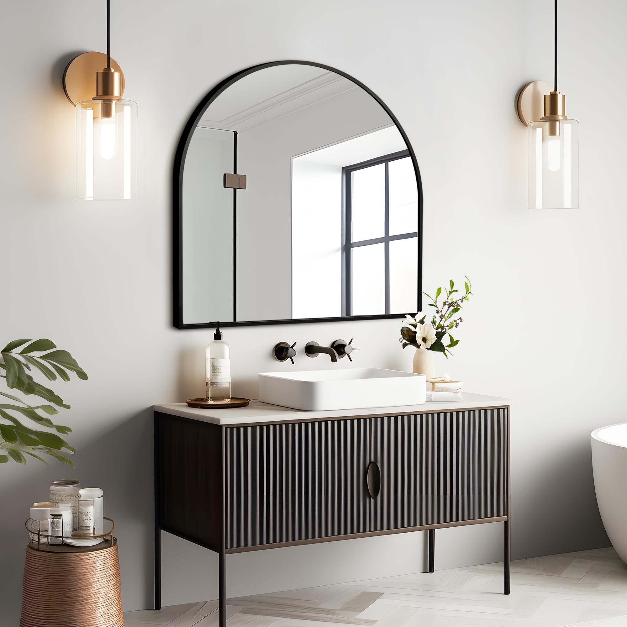 Modern Arch Wall Mirrors for Bathroom Vanity Mirror
