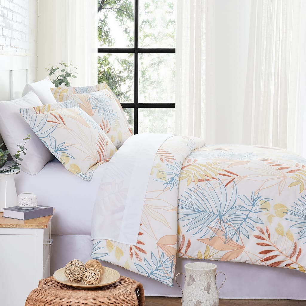 Tropic Leaf Oversized Comforter Set
