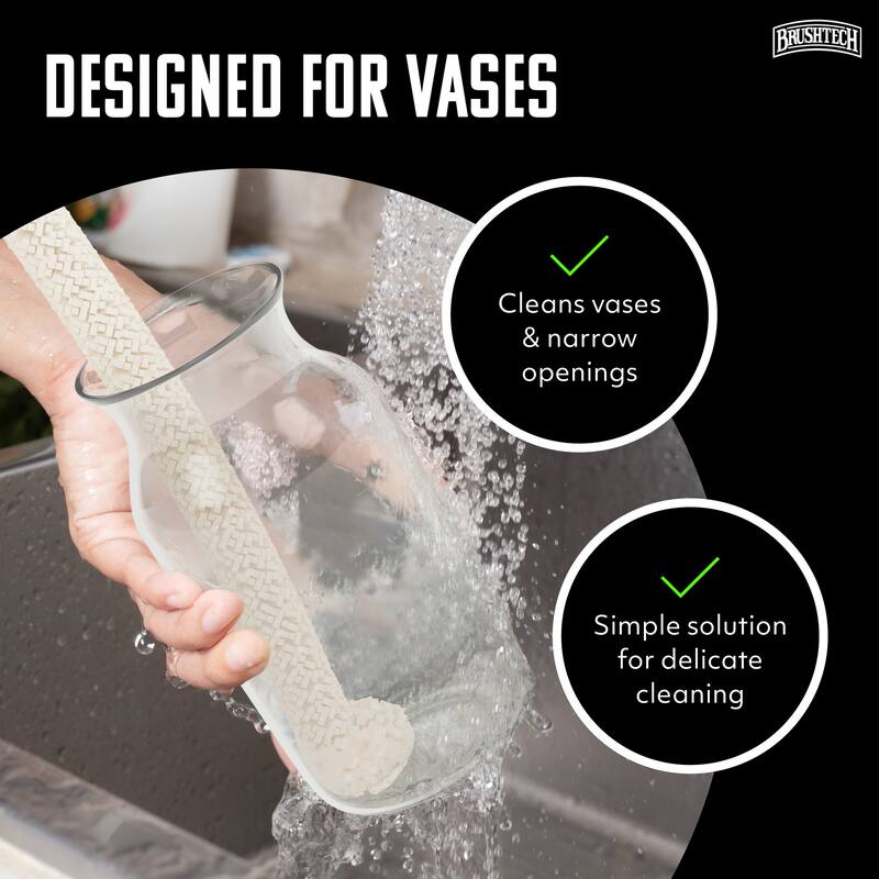 Brushtech Vase Foam Brush - 16.5" Long