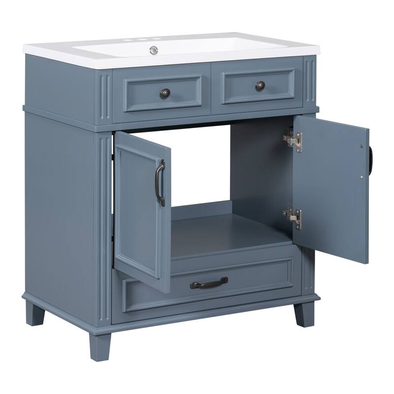 Retro Style Bathroom Vanity
