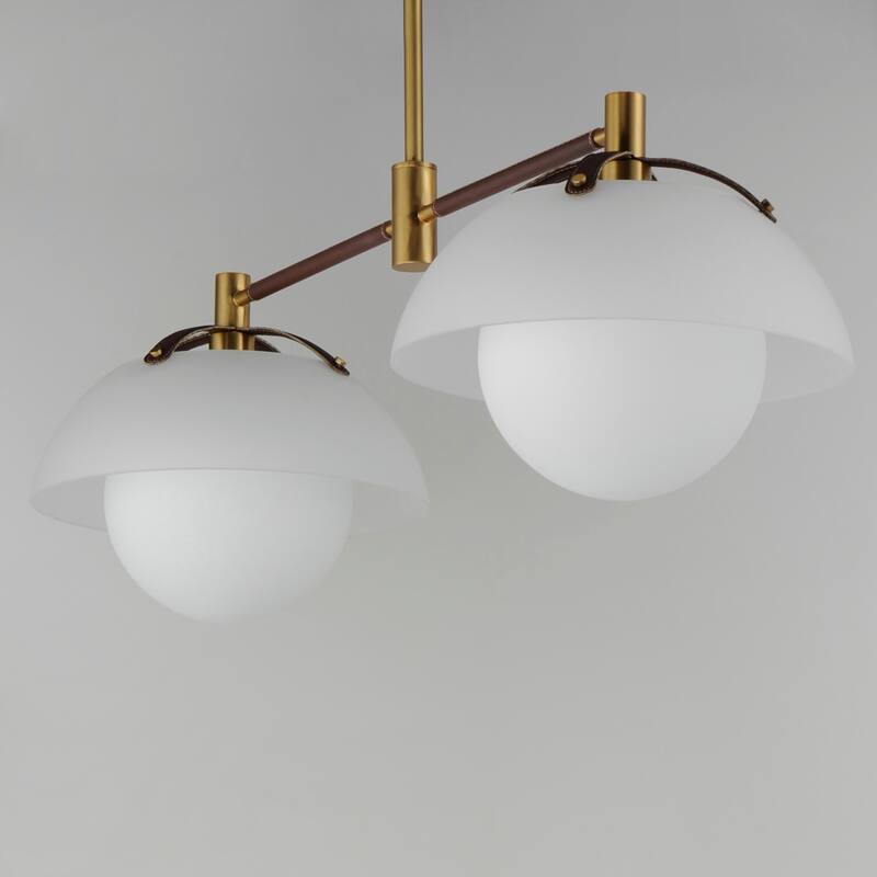 Studio M SM31012 Domain 2 Light 42" Wide LED Linear Chandelier with