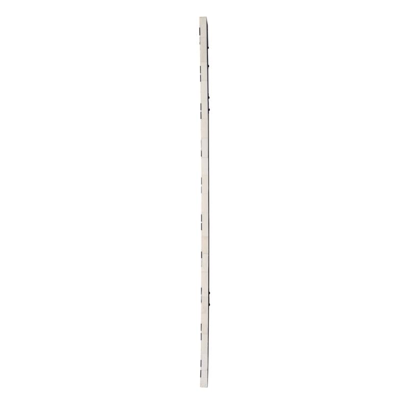 Verona 24 in. W x 36" H Rectangular Bone-Inlay Wall Mirror