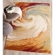 preview thumbnail 8 of 39, SAFAVIEH Evoke Tambra Abstract Swirl Rug 3' x 5' - Cream/Orange - Rectangle