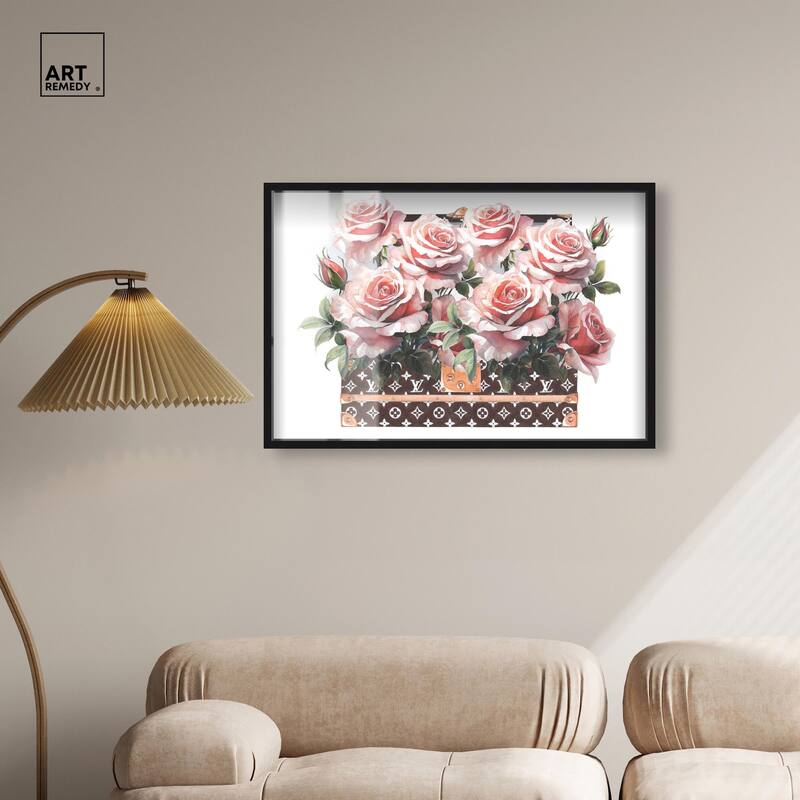 Doll Memories - Stylish Roses Shadowbox by Art Remedy