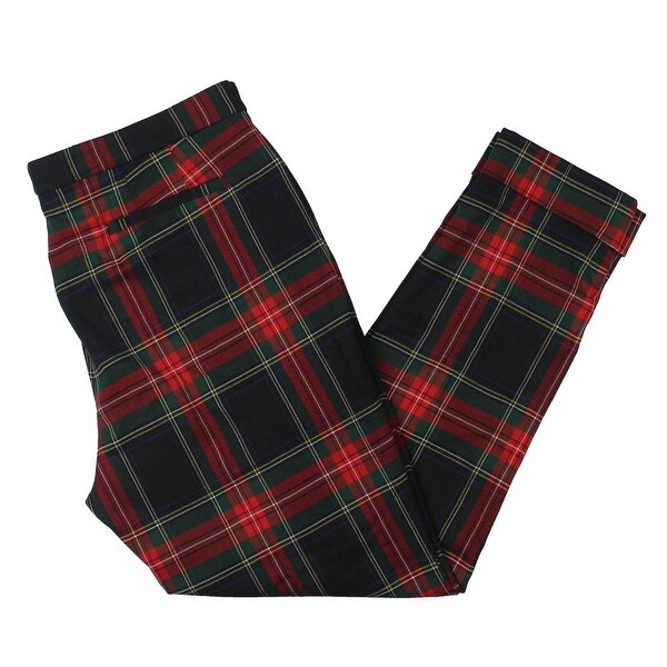 ralph lauren plaid pants womens