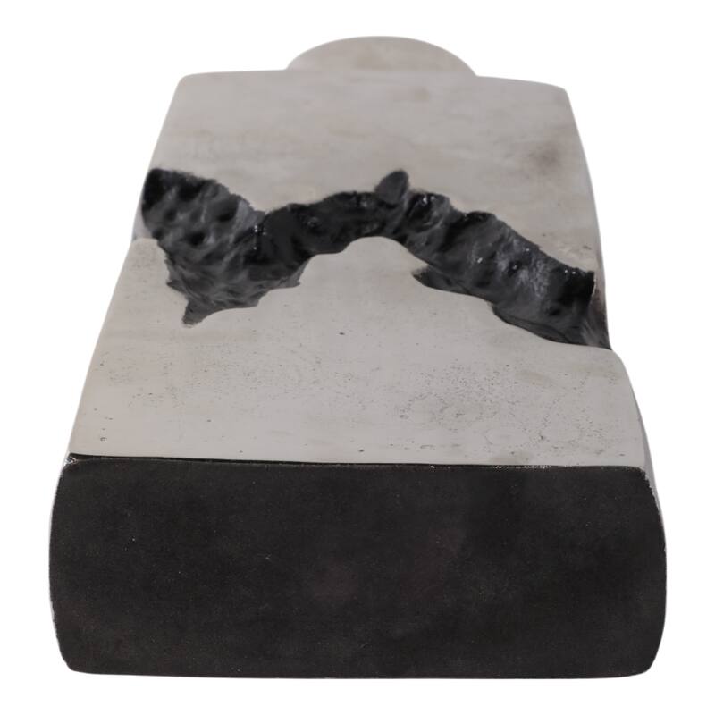 Metal Modern Sculptural Decorative Vase Abstract Design Artistic Form