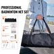 preview thumbnail 5 of 9, Portable Badminton Net Set with Rackets, Poles & Shuttlecocks