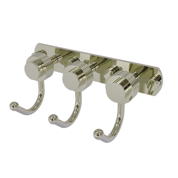 Allied Brass Mercury Collection 3 Position Multi Hook with Groovy Accent