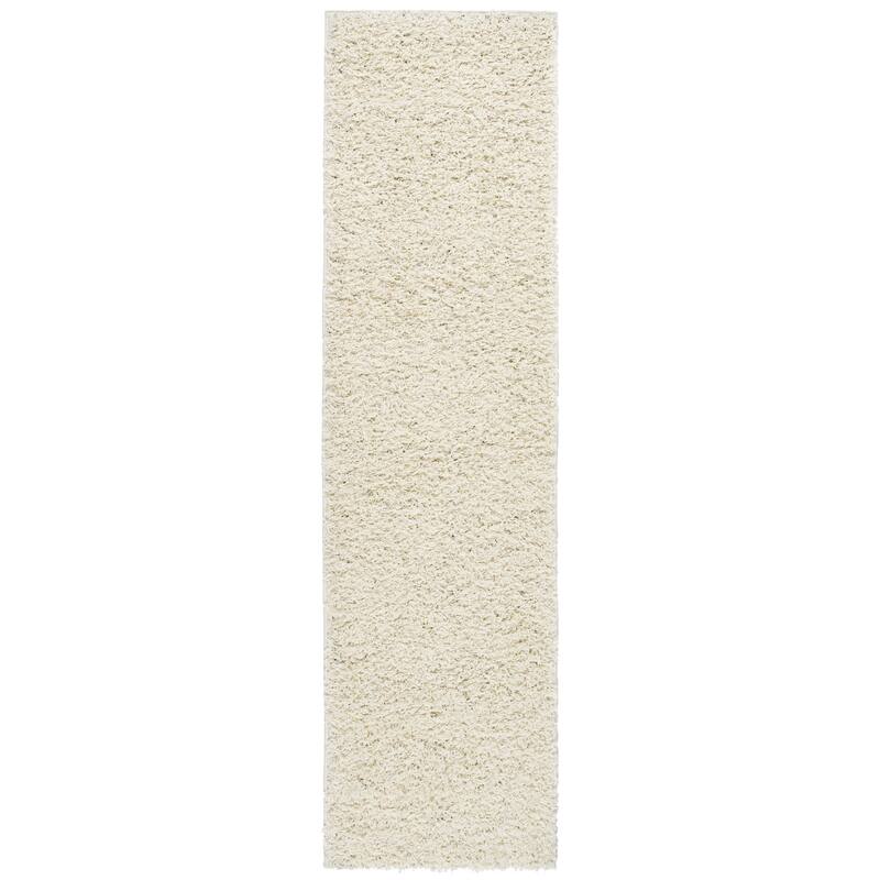 World Rug Gallery Contemporary Solid Cozy Plush Shag Area Rug