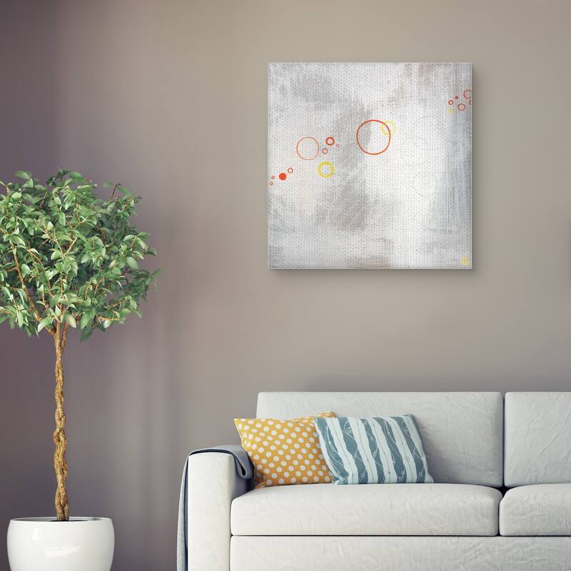 Asteroids II by Stephanie Han Canvas Art Print