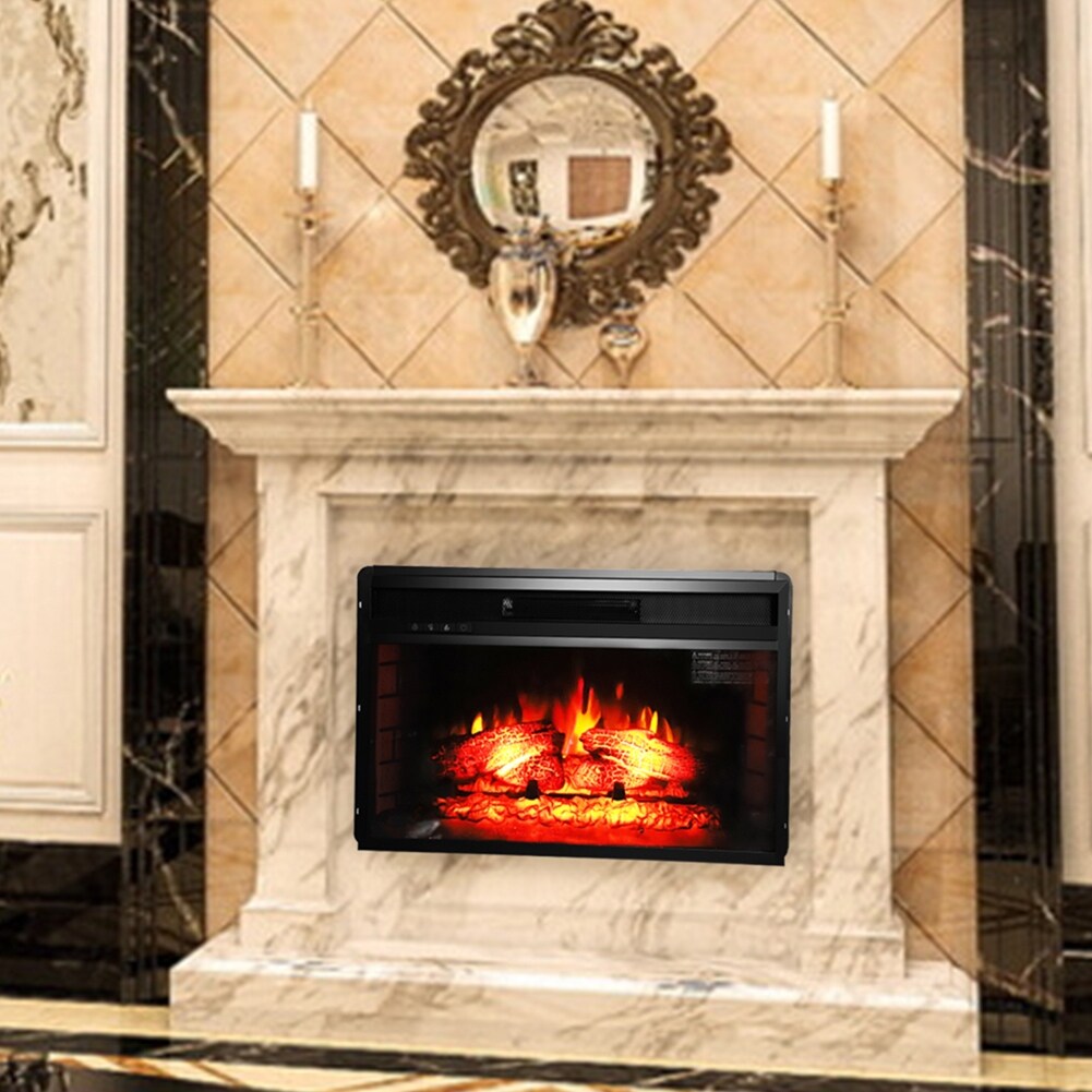 ZOKOP SF122-26AI 26 inch 1500w Embedded Fireplace Inclined Wall